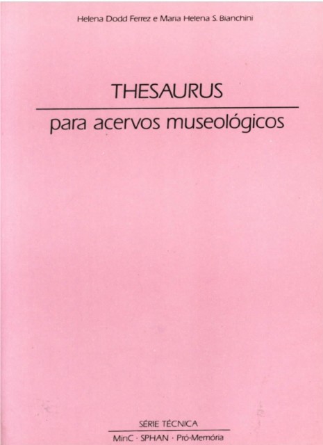 Thesaurus para acervos museológicos v. 1 (1987)