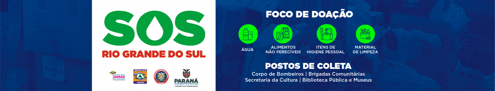 SOS Rio Grande do Sul: equipamentos culturais do Estado são postos de coleta de doações