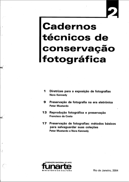 Cadernos Técnicos de Conservação Fotográfica v. 2 (2004)