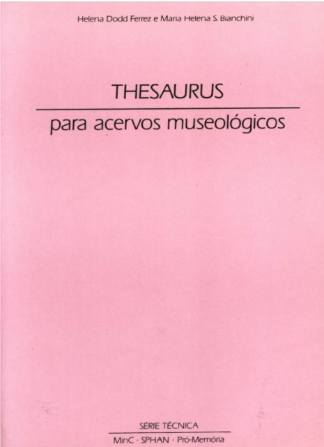 Thesaurus para acervos museológicos v. 1 (1987)