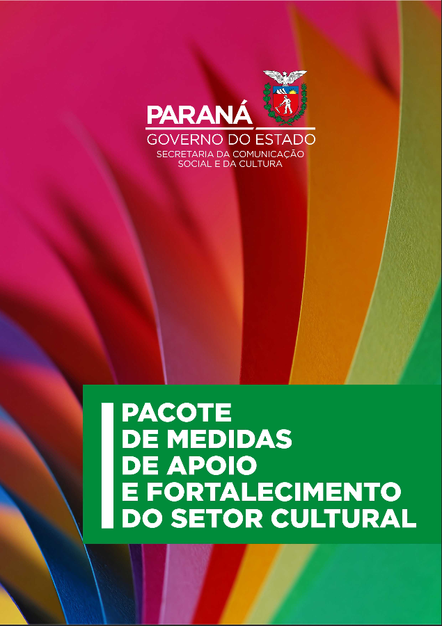 Capa Pacote de Medidas de Apoio e Fortalecimento do Setor Cultural