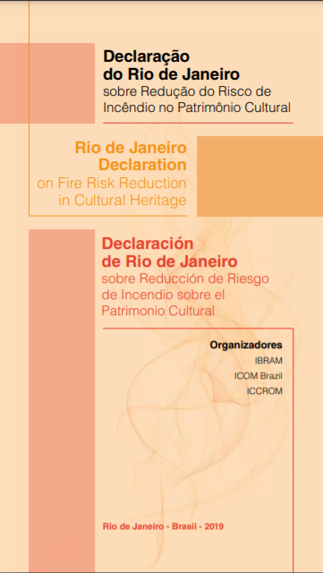 Declaração do Rio de Janeiro sobre Redução do Risco de Incêndio no Patrimônio Cultural