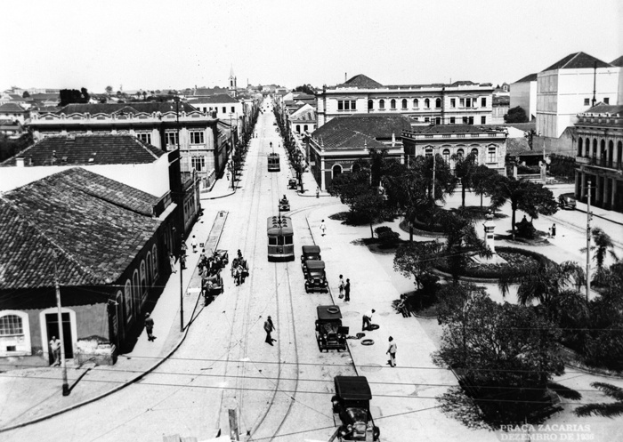 A Praça Zacarias em 1936