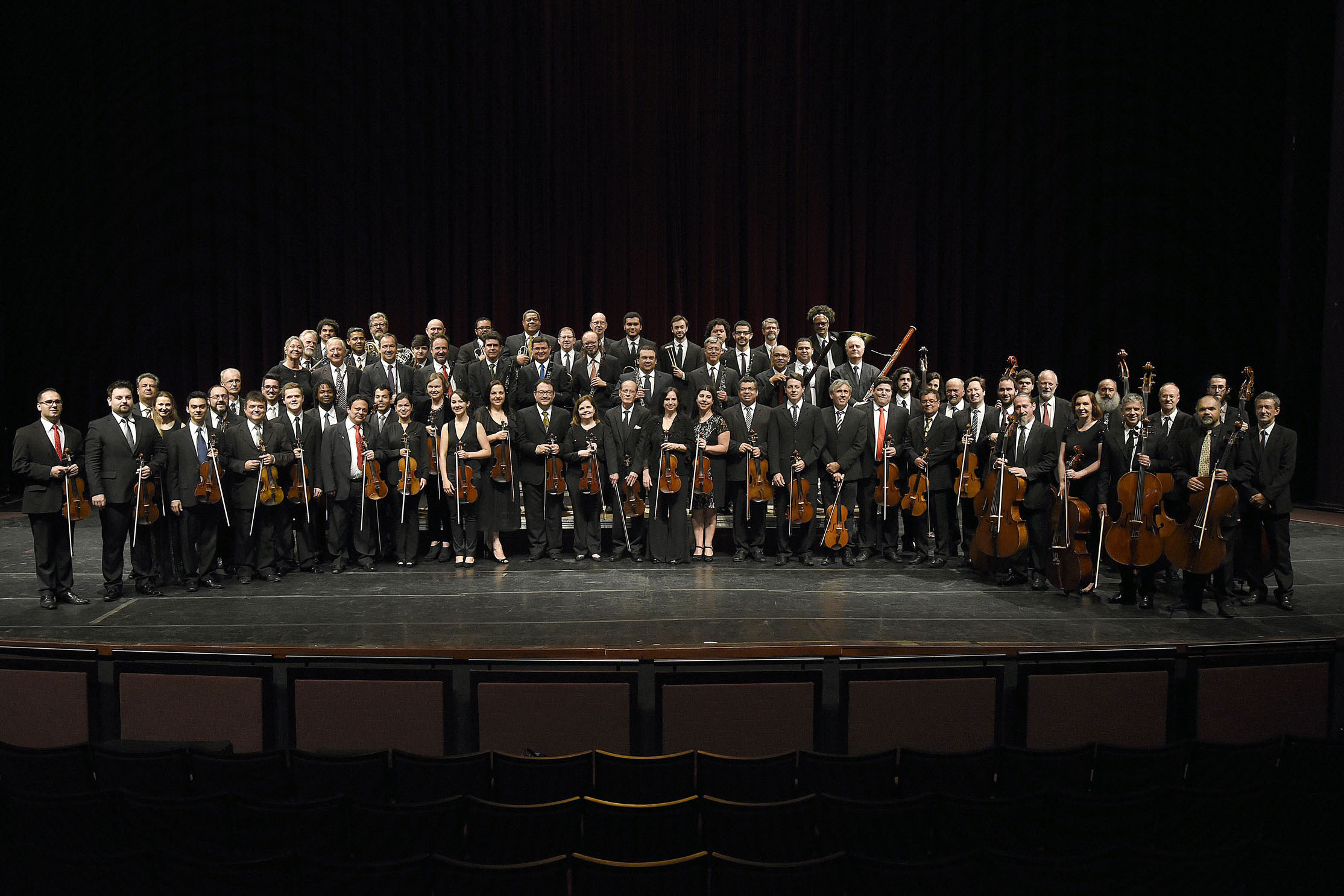 Músicos da Orquestra Sinfônica do Paraná