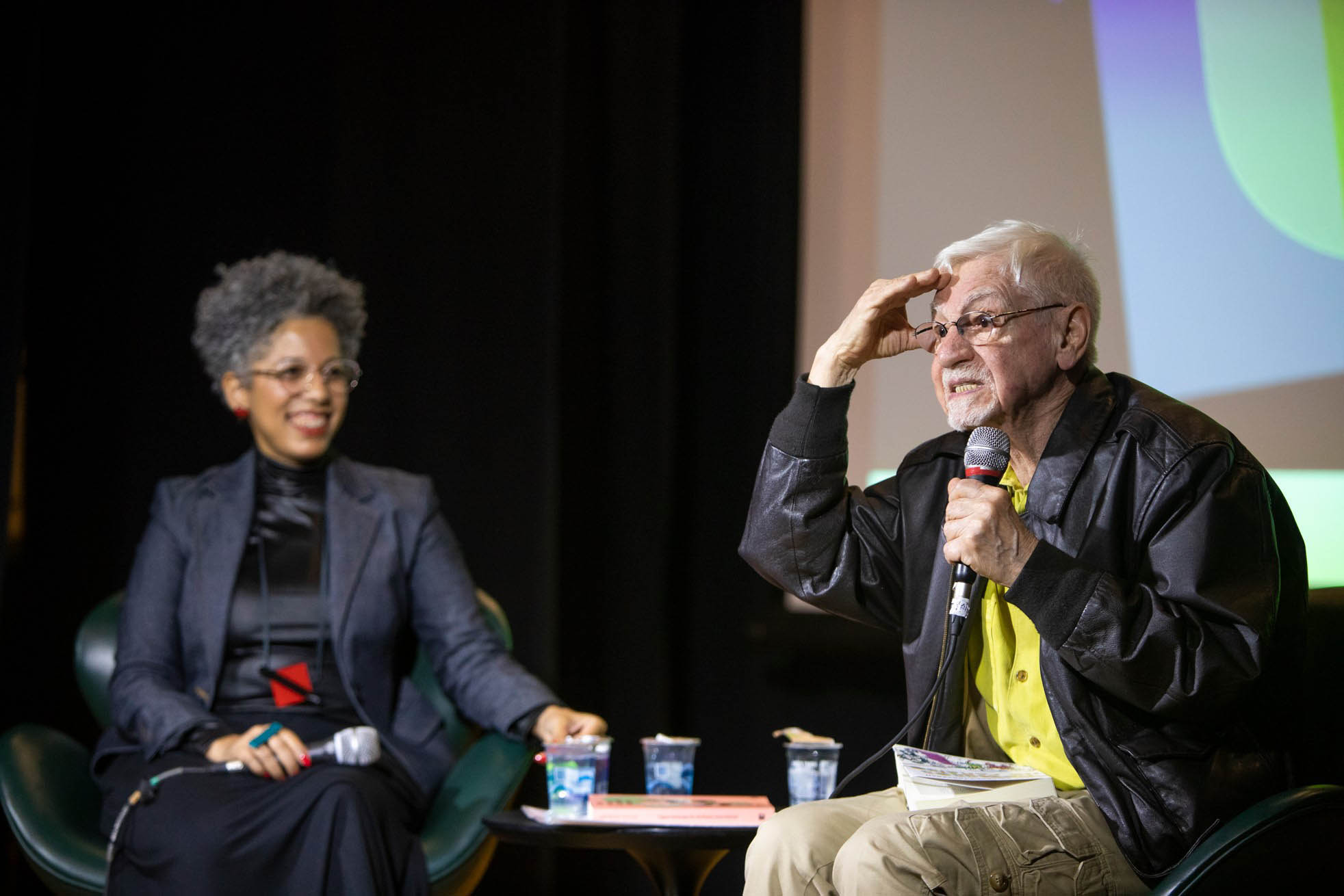 João Silvério Trevisan e Juliana Barbosa