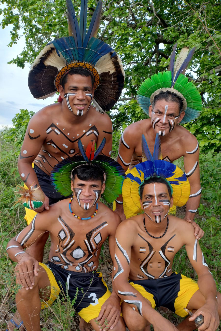 Roda de conversa sobre a cultura indígena com o grupo Nhinkandea do Povo Karirixoco de Alagoas