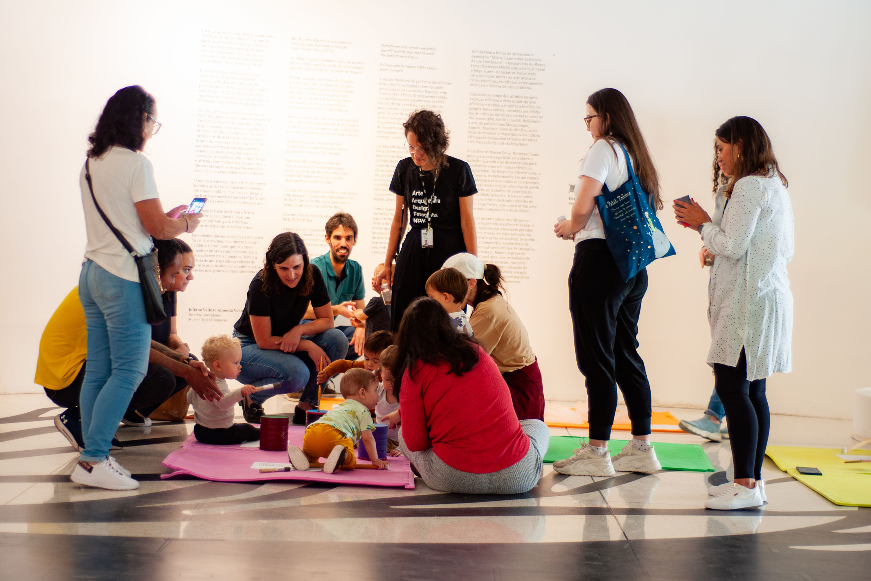 Primeiros Passos: MON realiza oficinas e piquenique para crianças de 1 a 3 anos