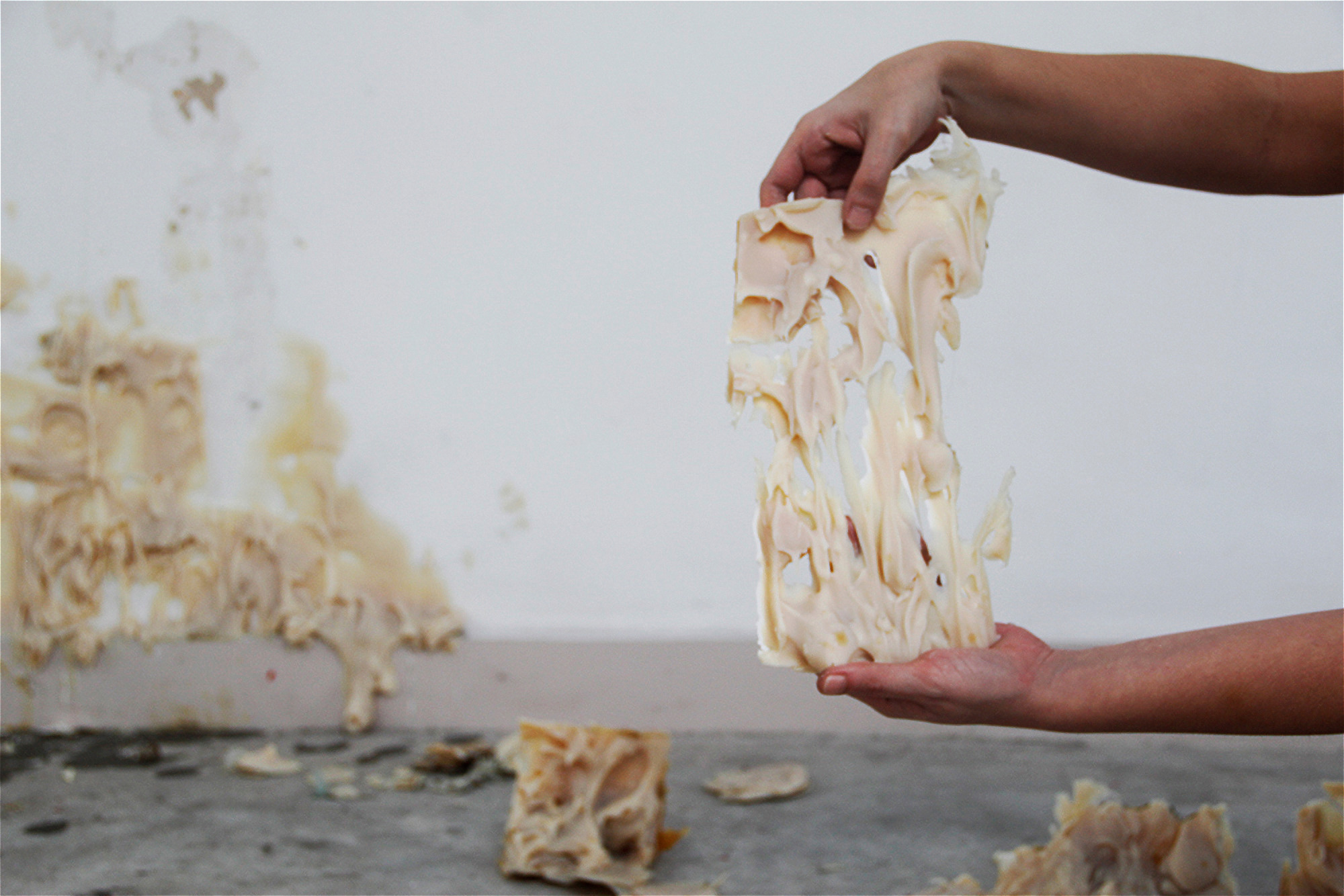 Instalação O corpo ali onde não está