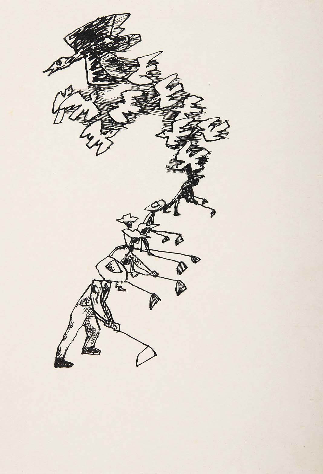 MON leva a Morretes exposição com 50 desenhos da coleção permanente de Poty Lazzarotto