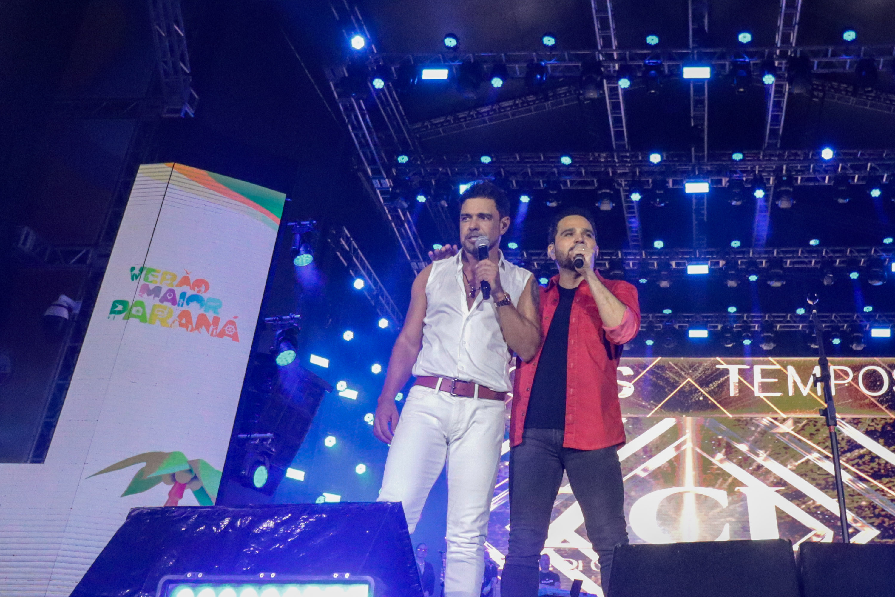Show da dupla Zezé di Camargo e Luciano no Verão Maior Paraná.