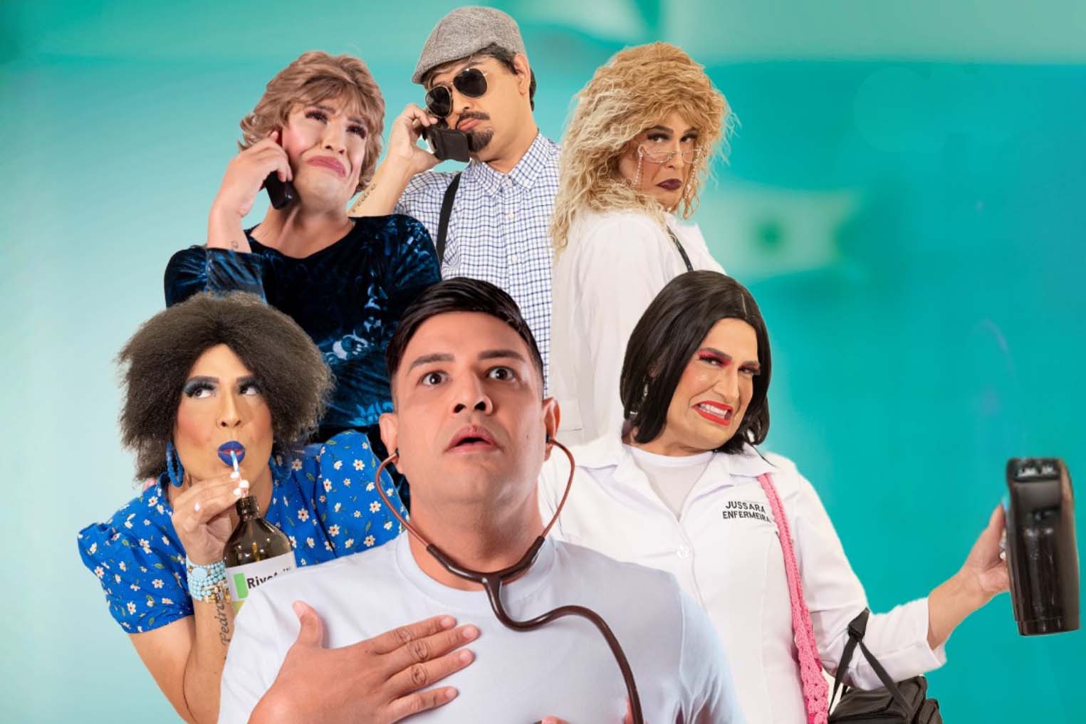 Teatro Guaíra recebe comédia “Nem Que Eu Surte no Plantão” no dia 14 de dezembro