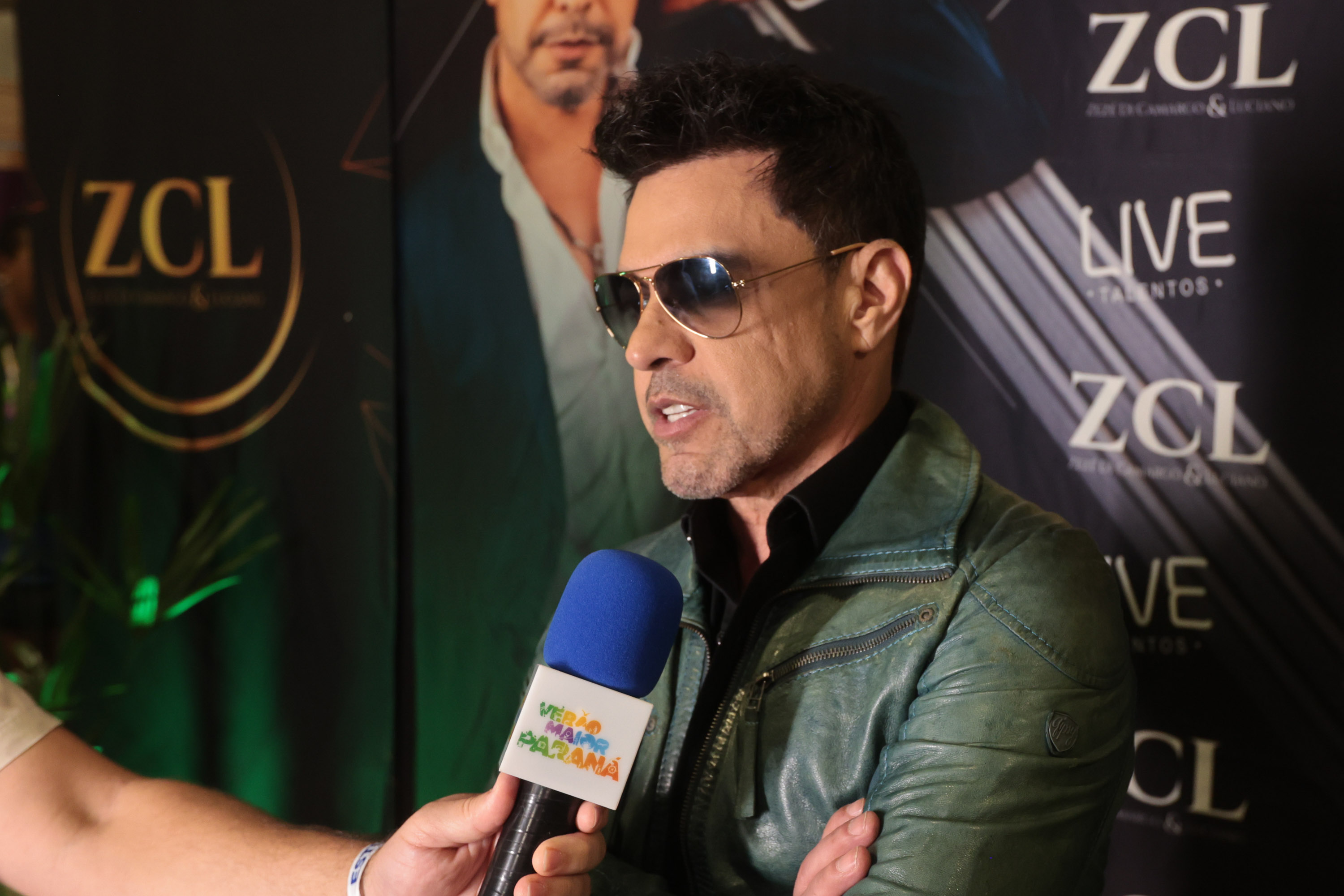 A dupla Zezé Di Camargo e Luciano durante a apresentação do seu show dentro da programação do Verão Maior Paraná, em Matinhos - 07/02/2026