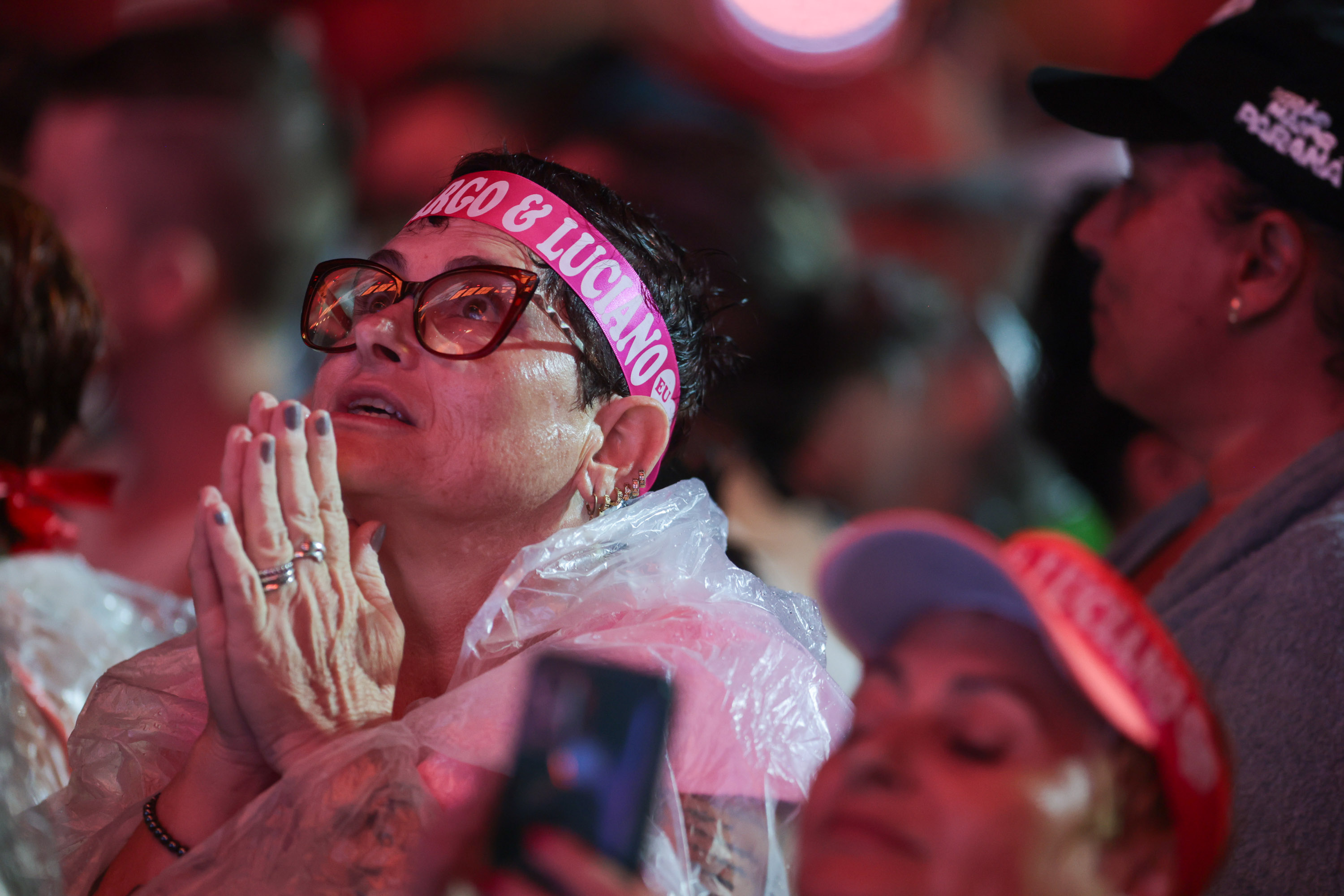 A dupla Zezé Di Camargo e Luciano durante a apresentação do seu show dentro da programação do Verão Maior Paraná, em Matinhos - 07/02/2026