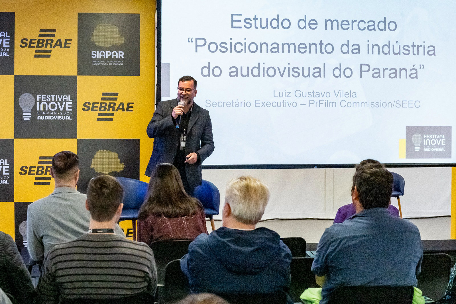 Estudo inédito realizado pela SEEC e SebraePR sobre setor audiovisual paranaense é apresentado em festival