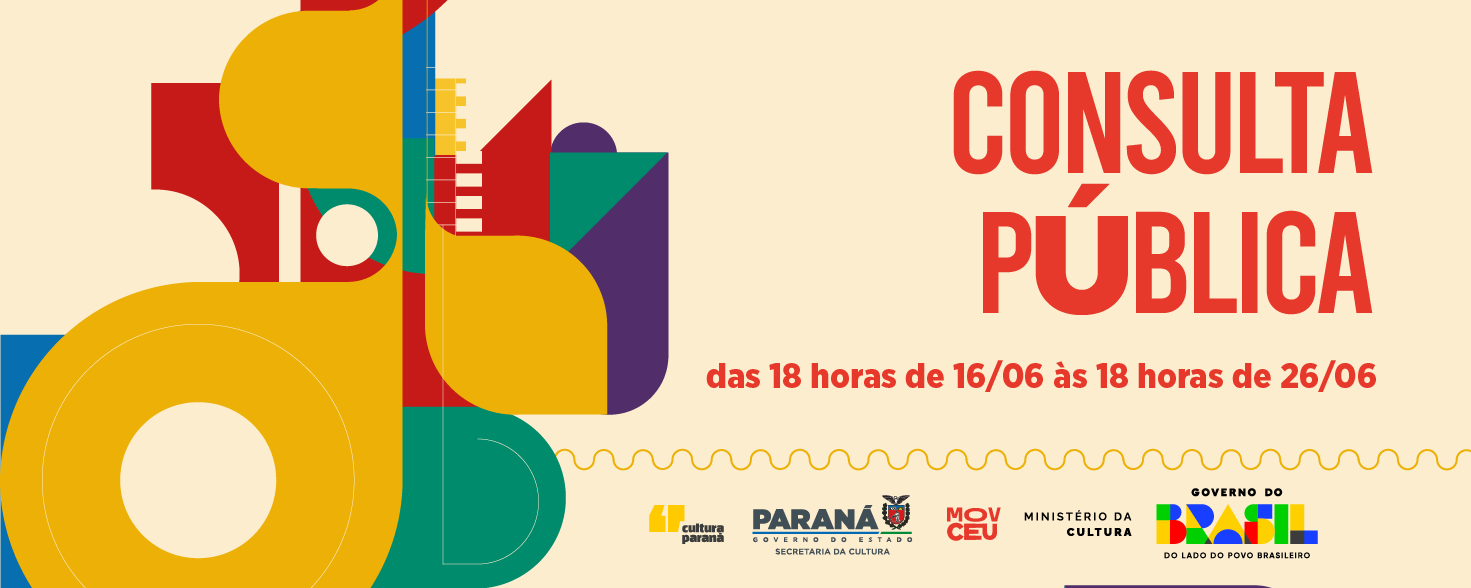 Secretaria da Cultura abre consulta pública para o Edital MovCEU Paraná