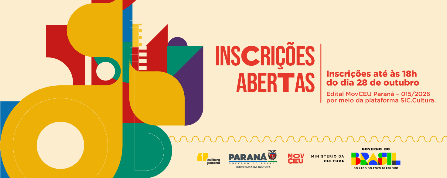Edital MovCEU Paraná recebe inscrições até o próximo dia 28 de outubro
