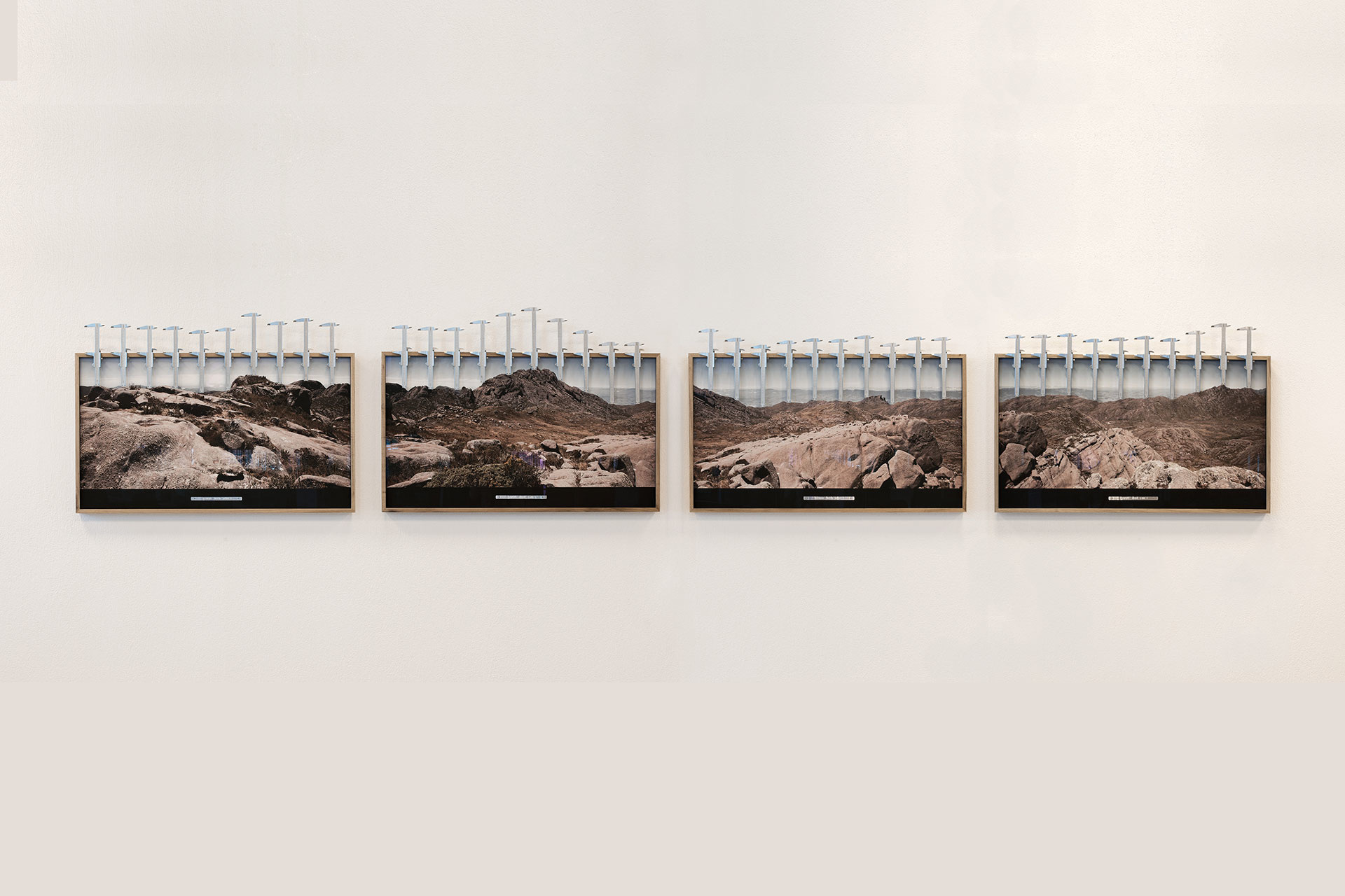 Uma das obras do artista Marcelo Moscheta, que estará na mesa do Museu Paranaense.