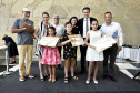 Os vencedores da Categoria Infantil recebem certificado, troféu e premiação. Da esquerda para a direita, Manuela Linck Rauber, Miguel Taborda Ribas Leocardio e Kathellen Juliane Gonçalves da Silva. Curitiba, 12 de novembro de 2019. Foto: Kraw Penas/SECC