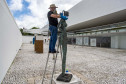 O artista e restaurador Elvo Benito Damo é o responsável pelo trabalho