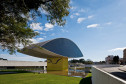MON divulga programação para a 21ª Semana Nacional de Museus. Na foto, fachada Museu Oscar Niemeyer (MON).