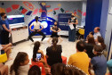 Escola de Dança Teatro Guaíra leva arte e sorrisos ao Hospital Pequeno Príncipe