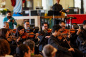 Orquestra Sinfônica do Paraná encanta público em primeira apresentação em Colombo