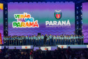 Na noite desta sexta-feira (16), crianças e adolescentes do coral do Colégio Cívico-Militar Professor Leandro Manuel da Costa se apresentaram no palco principal de Caiobá, em Matinhos, na abertura do show do Gipsy Kings by André Reyes.