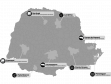 Mapa museus satélites no Paraná