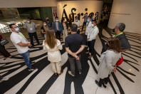 Autoridades de países latino-americanos visitam o MON após agendas no Smart City