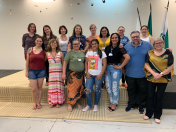 Luiz Felipe Leprevost, diretor da Biblioteca Pública do Paraná, participou do encerramento do evento