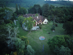 Vista aérea da Residência Sergius Erdelyi