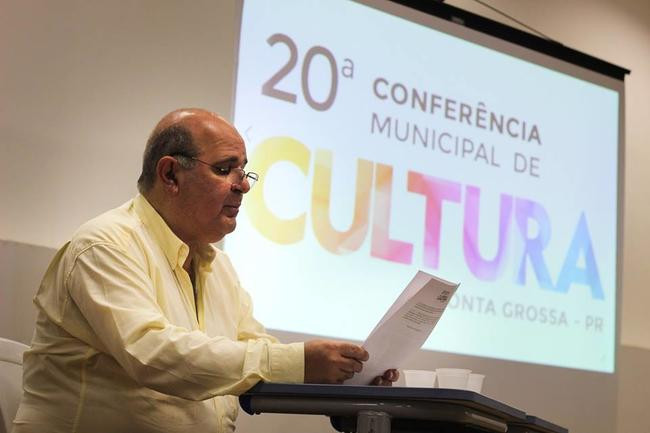Fernando Durante durante a 20ª Conferência Municipal de Cultura