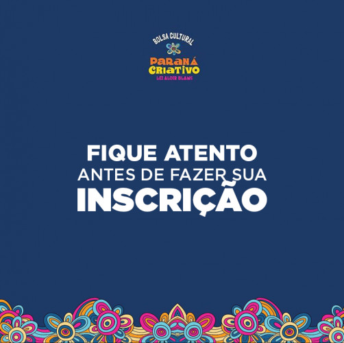 Fique atento antes de fazer sua inscrição