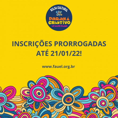 Arte do edital Paraná Criativo