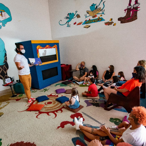 Oficina de contação de histórias para crianças