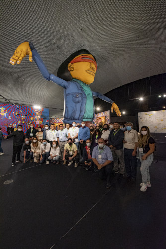 Autoridades de países latino-americanos visitam o MON após agendas no Smart City