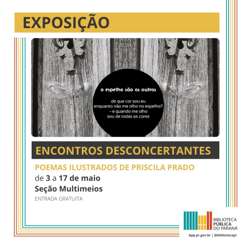 Arte da exposição de poemas ilustrados