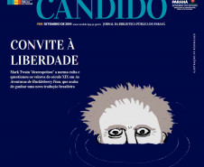 Jornal Cândido de setembro destaca a obra e a trajetória de Mark Twain