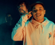 Videoclipe “Águia”, Haisstan ft. Dlxngelx Mc (Foz do Iguaçu). Imagem Reprodução/Divulgação. 