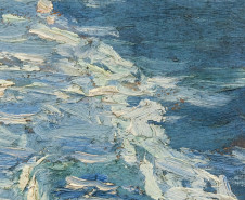 Obra Lange. Lange de Morretes. Mar, eterno mar, 1927 (detalhe). Foto Ingrid Schmaedecke