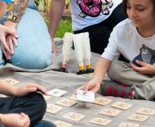 Jogo da memória com palavras de origem indígena estão disponíveis para download. Foto Ingrid Schmaedecke/MUPA
