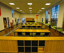 Interior da Biblioteca Pública do Paraná
