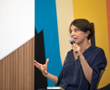 Segundo dia da palestra "Mulhres e escrita: um tempo só seu", com Giovana Madalosso