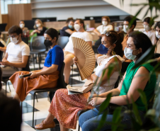 Segundo dia da palestra "Mulhres e escrita: um tempo só seu", com Giovana Madalosso