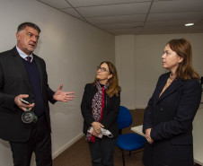 Fábio Salvador conversa com Elietti Vilela e Luciana Casagrande Pereira