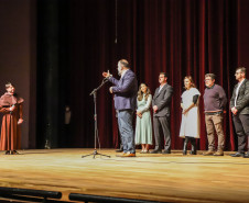 O Programa Criança no Teatro foi lançado nessa quarta-feira (22) pelo governador Carlos Massa Ratinho Júnior para uma plateia de cerca de 1,2 mil estudantes de escolas públicas de Curitiba e Região Metropolitana