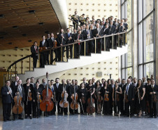 Músicos da Orquestra Sinfônica do Paraná