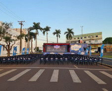 Cinema na praça