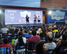 Programa Cinema na Praça apresenta sessões em mais quatro balneários de Pontal do Paraná