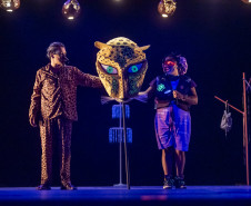 Musical Itan e Tal volta ao Guairinha no mês de maio pelo projeto Crianças no Teatro